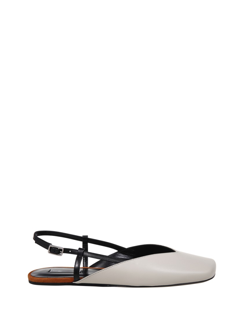 Ami Alexandre Mattiussi Ami Pointed Toe Slingback Shoes
