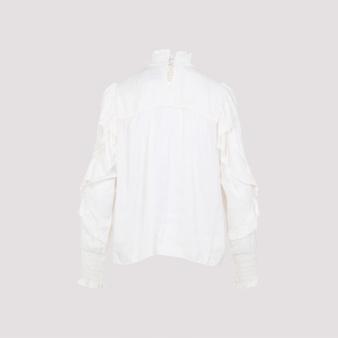 Shop Isabel Marant Seila White Polyester Blouse
