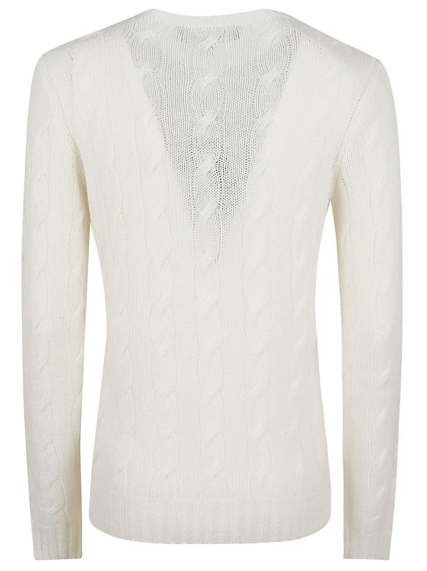 Polo Ralph Lauren Ls Cn-long Sleeve-sweater In White