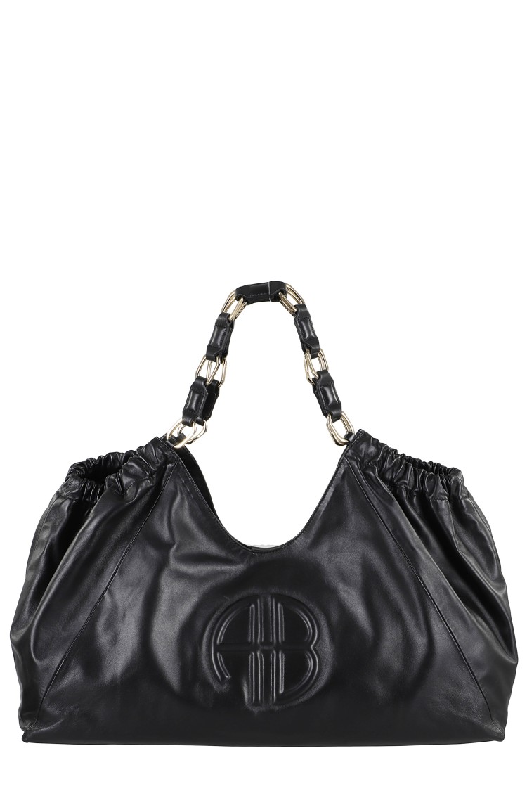 Shop Anine Bing Kate Tote Bag In Black
