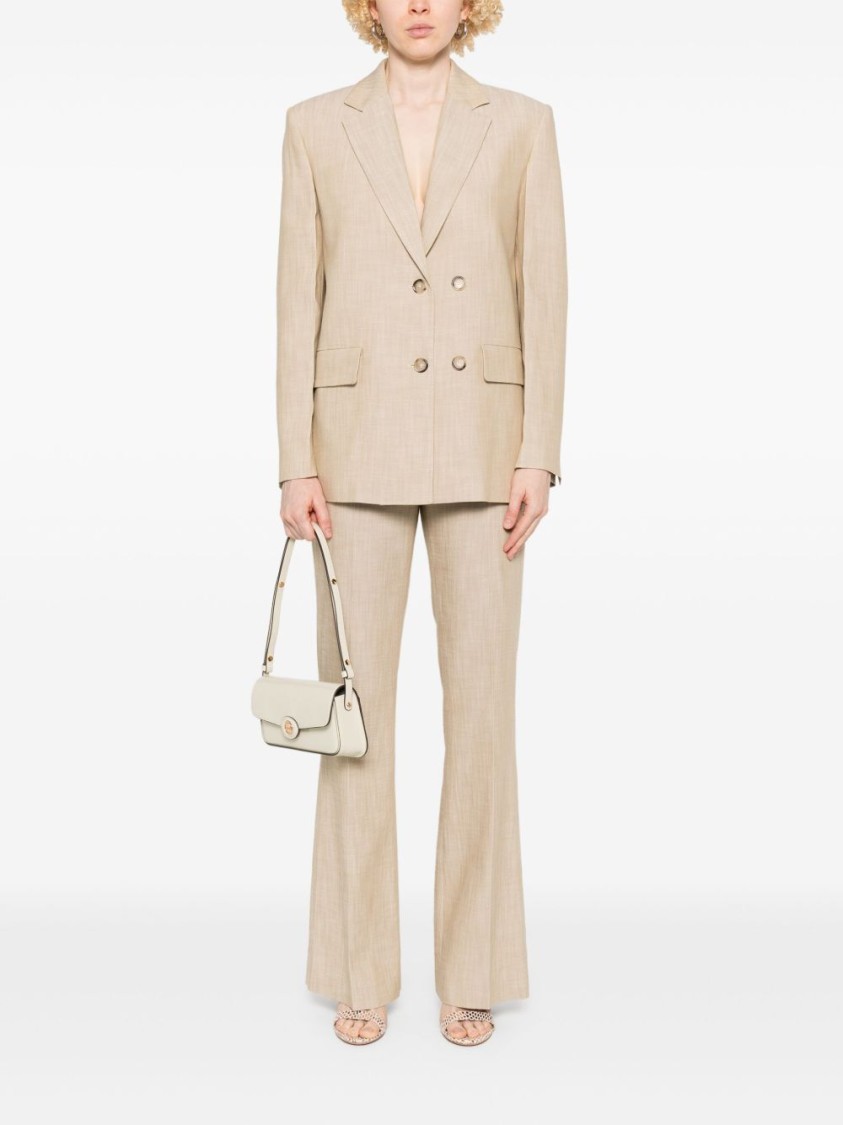 Pinko Flared Trousers With Front Button