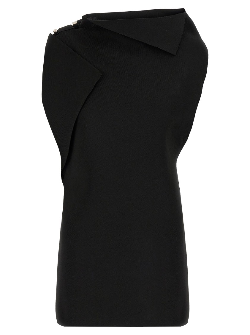 Jacquemus Women 'la Mini Robe Trapèze' Dress In Black