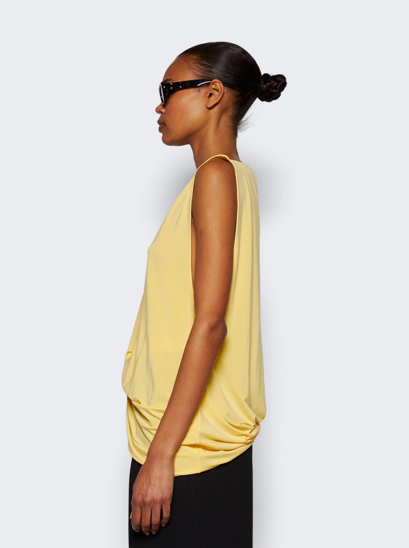 Jacquemus Draped Sleeveless Asymmetric Lightweight Top