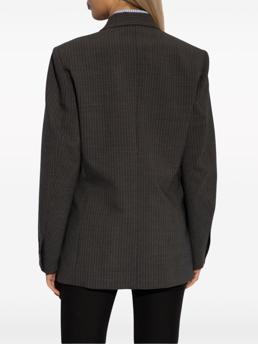 Coperni Double-Breasted Jacket Blazer in Black | THE LIST