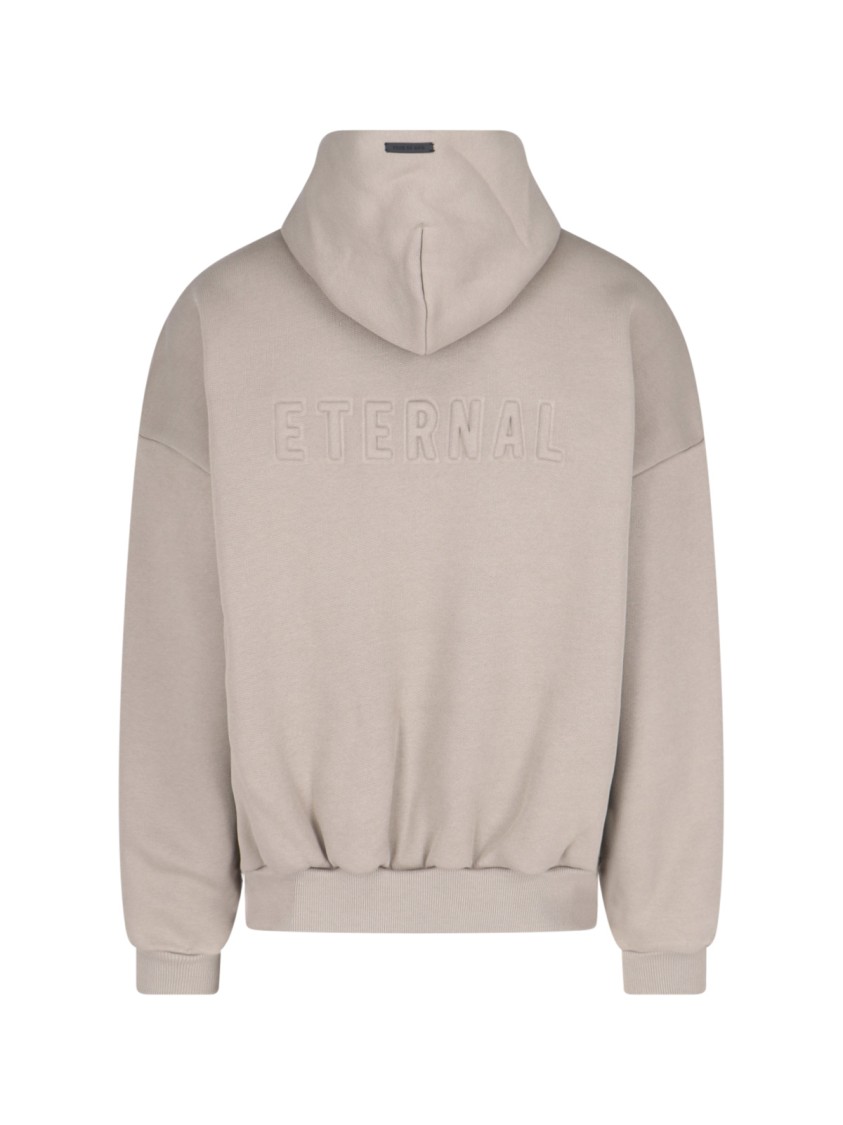 FEAR OF GOD FEAR OF GOD RELAXED FIT BEIGE HALF-ZIP SWEATER - BEIGE