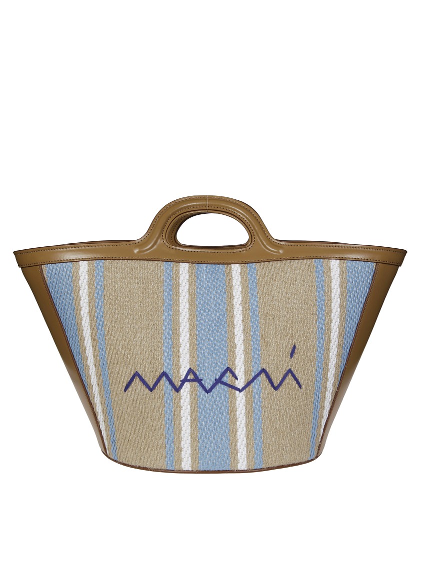 Marni Tropicalia Small Handbag With Unique Shape In Pink