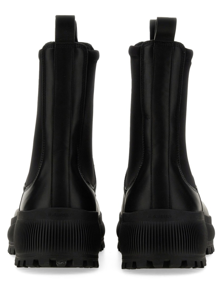 Jil Sander Men's Classic Chelsea Boot In Black