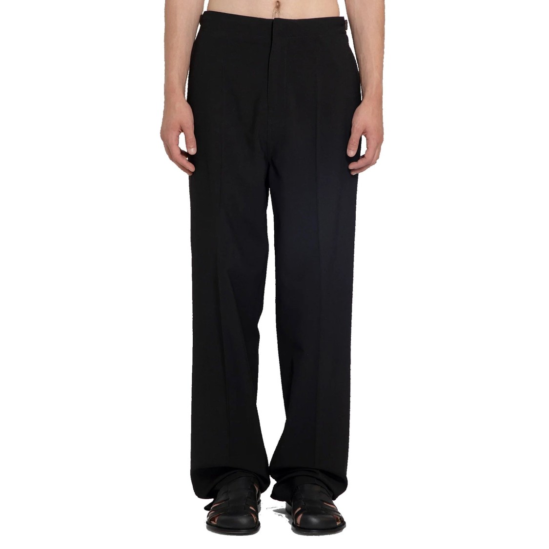 Loewe Low Crotch Trousers H526y04whx Black In Black