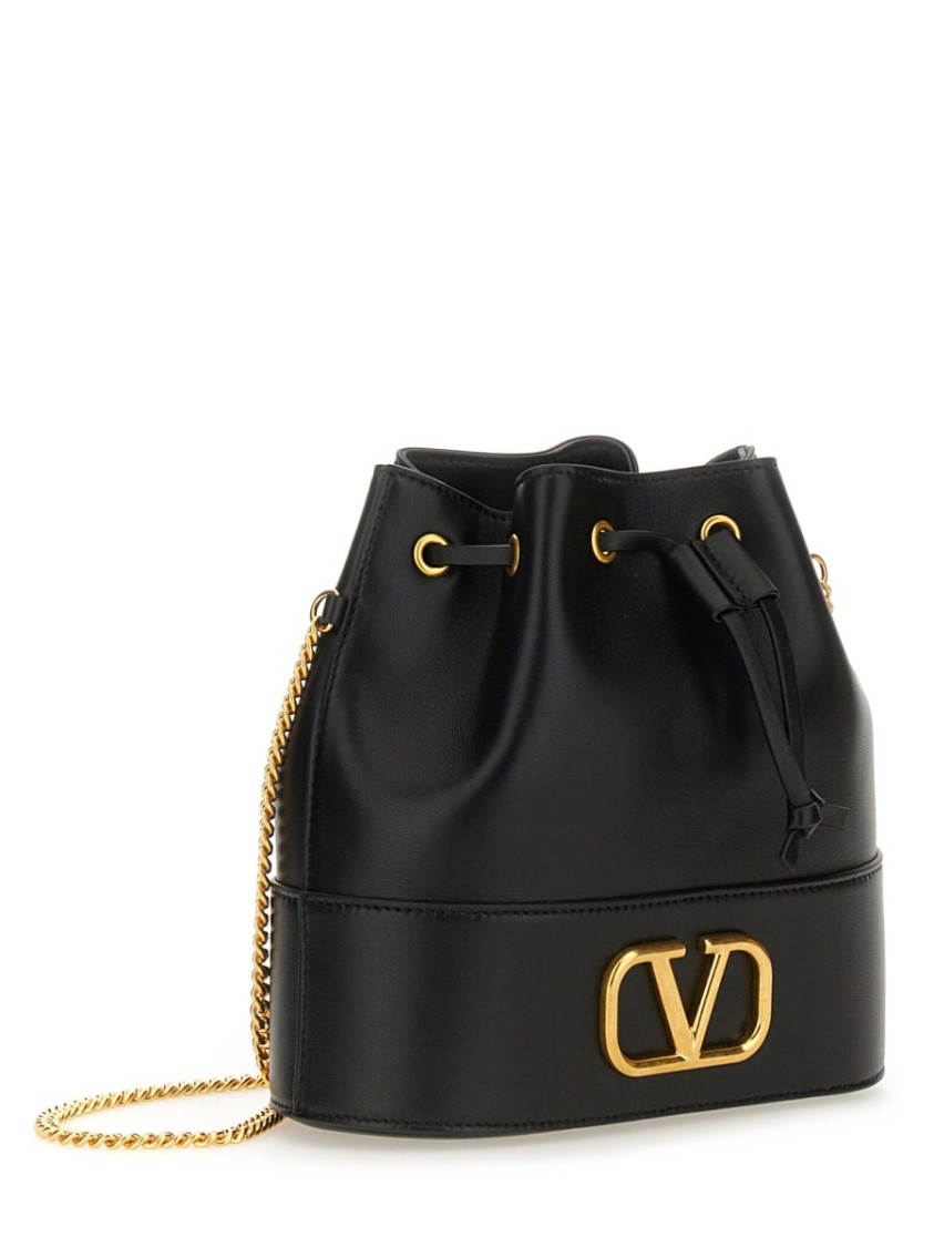 Valentino Garavani Mini Bucket Bag With Chain "vlogo Signature"