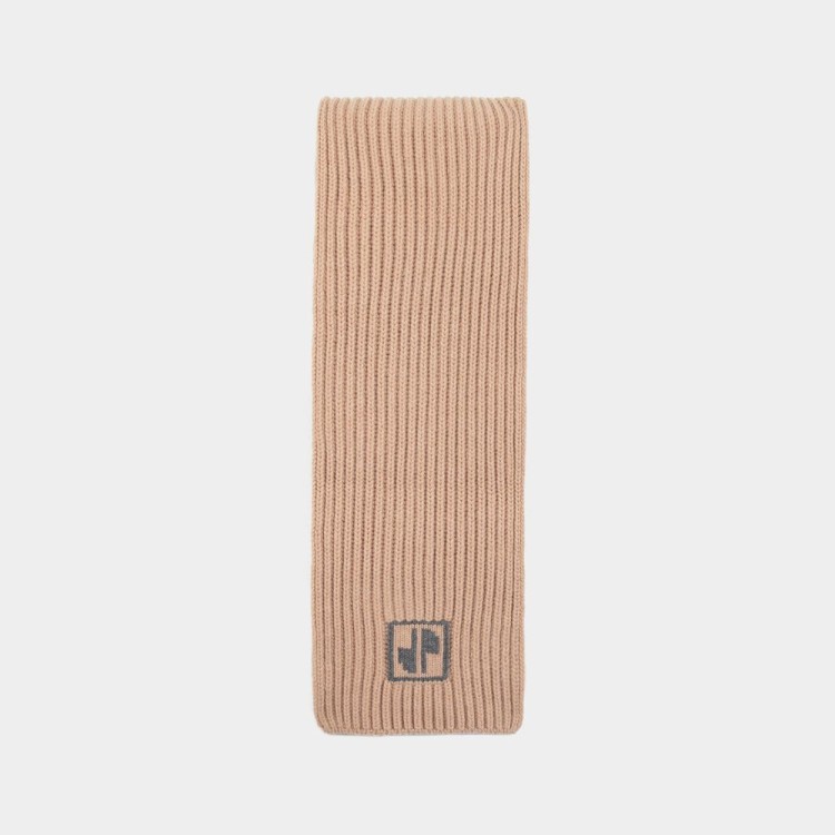 スカーフ Jp Scarf - PATOU - Wool - Beige Patou Jp Scarf - Wool - Beige in Pink | THE LIST