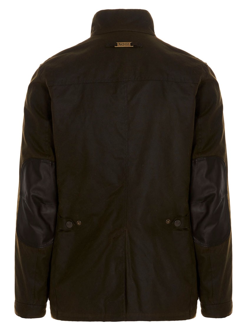 Barbour Ogston Waxed Jacket In Brown