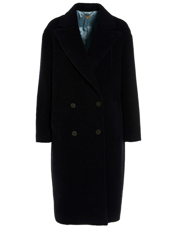 Maurizio Miri Double-Breasted Maxi Coat With Button Closure