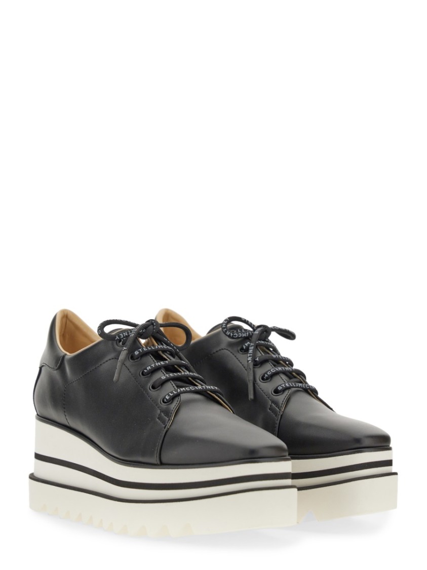 Stella Mccartney Sneakelyse Vegan Logo Platform Loafers