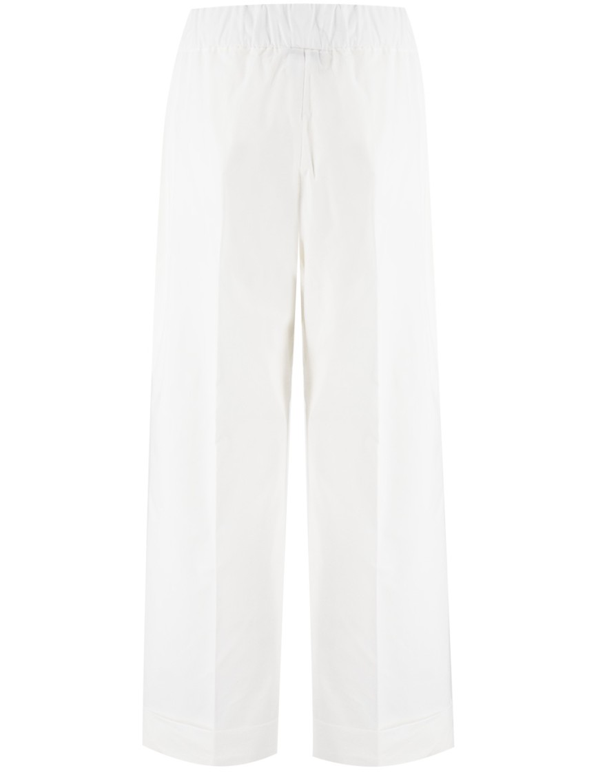 Le Tricot Perugia Wide Trousers With Elasticated Waistband
