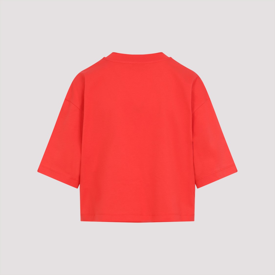 Shop Marni Crimson Red Cotton T-shirt