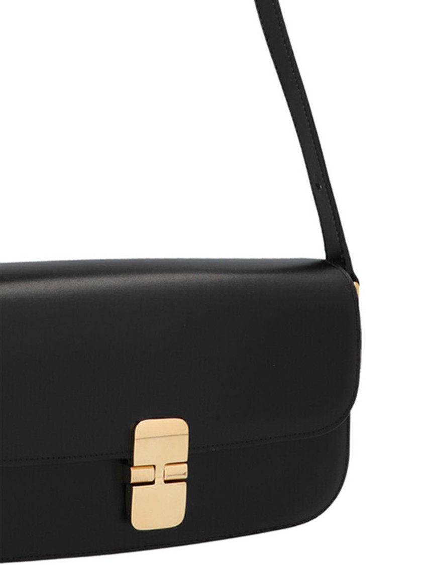 Apc A.p.c. 'grace Baguette' Shoulder Bag In Black