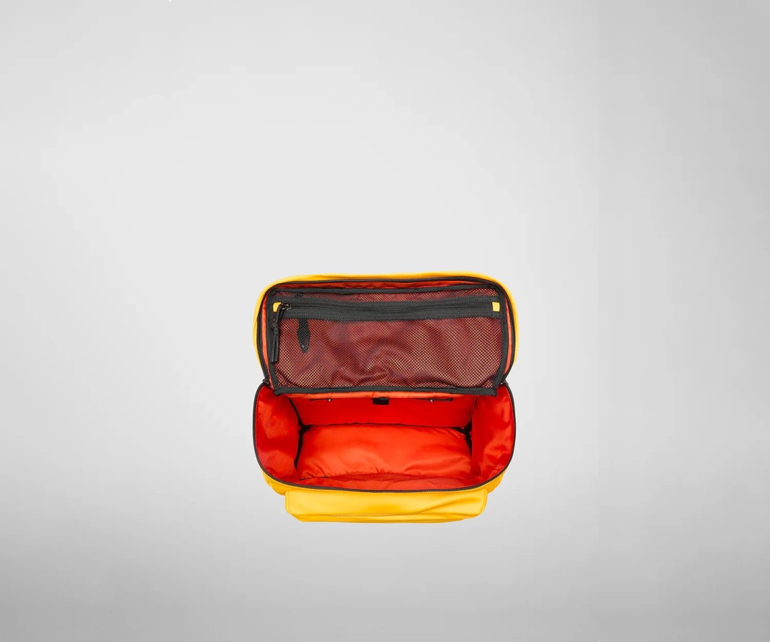 Done Spacious Yellow Backpack With Adjustable Straps