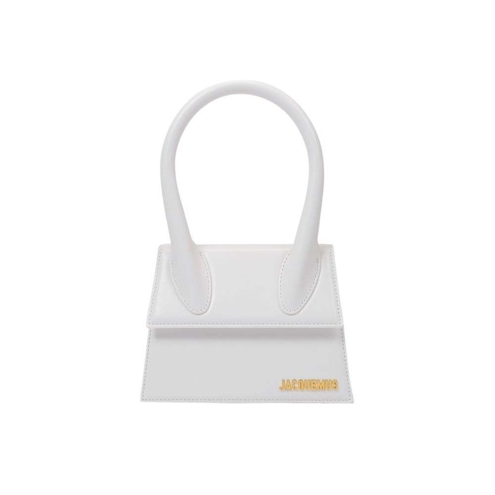 Jacquemus Le Chiquito Leather Tote Bag In White