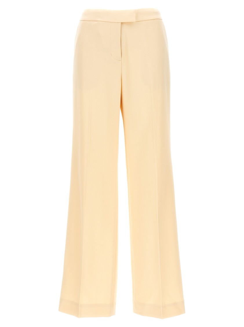 Zimmermann Illustration Straight Tux Pants In Neutral