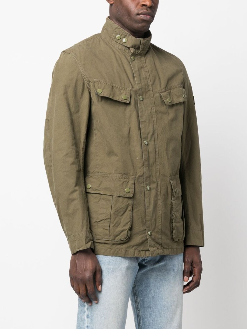 Shop Barbour Summer Wash Duke Jacket In Green