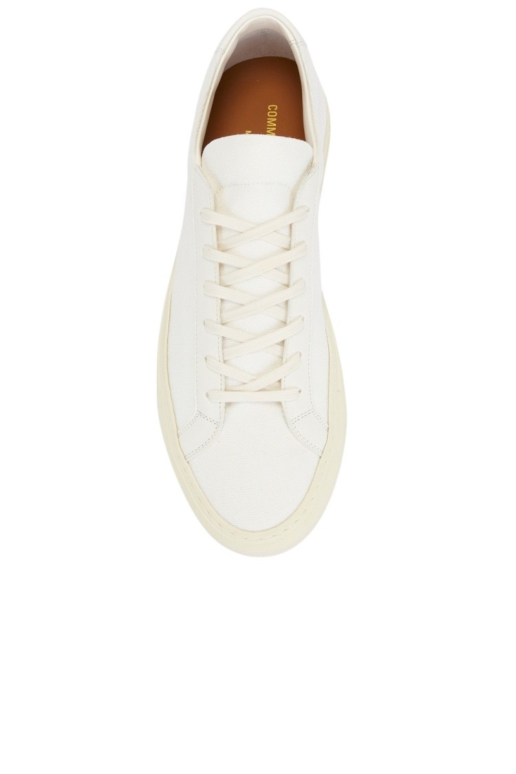Common Projects Achilles In Canvas Sneakers In White