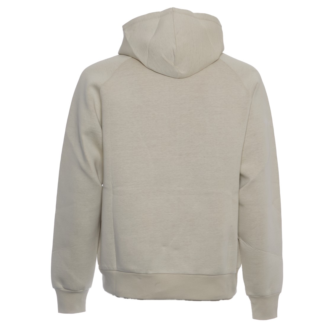 Autry Oversized Neoprene Jacket With Zip Closure And Cozy Hood In Grey