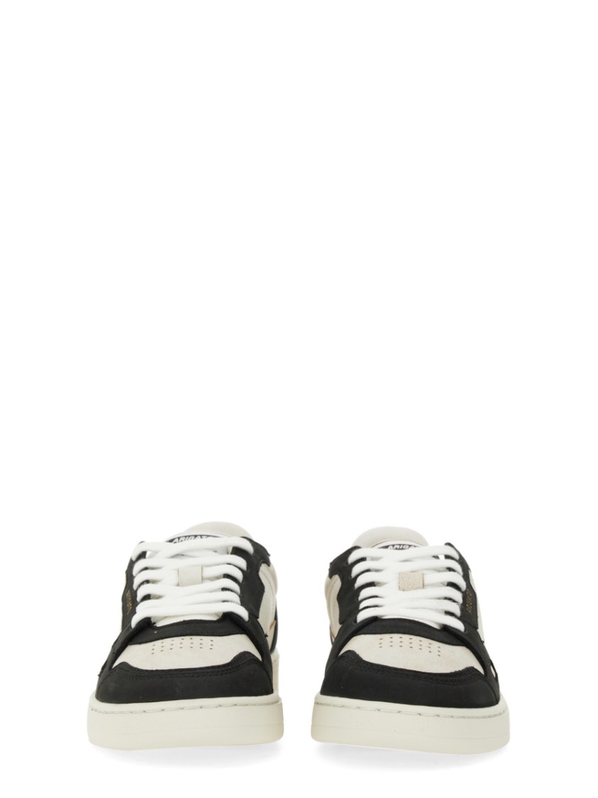 Axel Arigato White Black Round Toe Sneakers