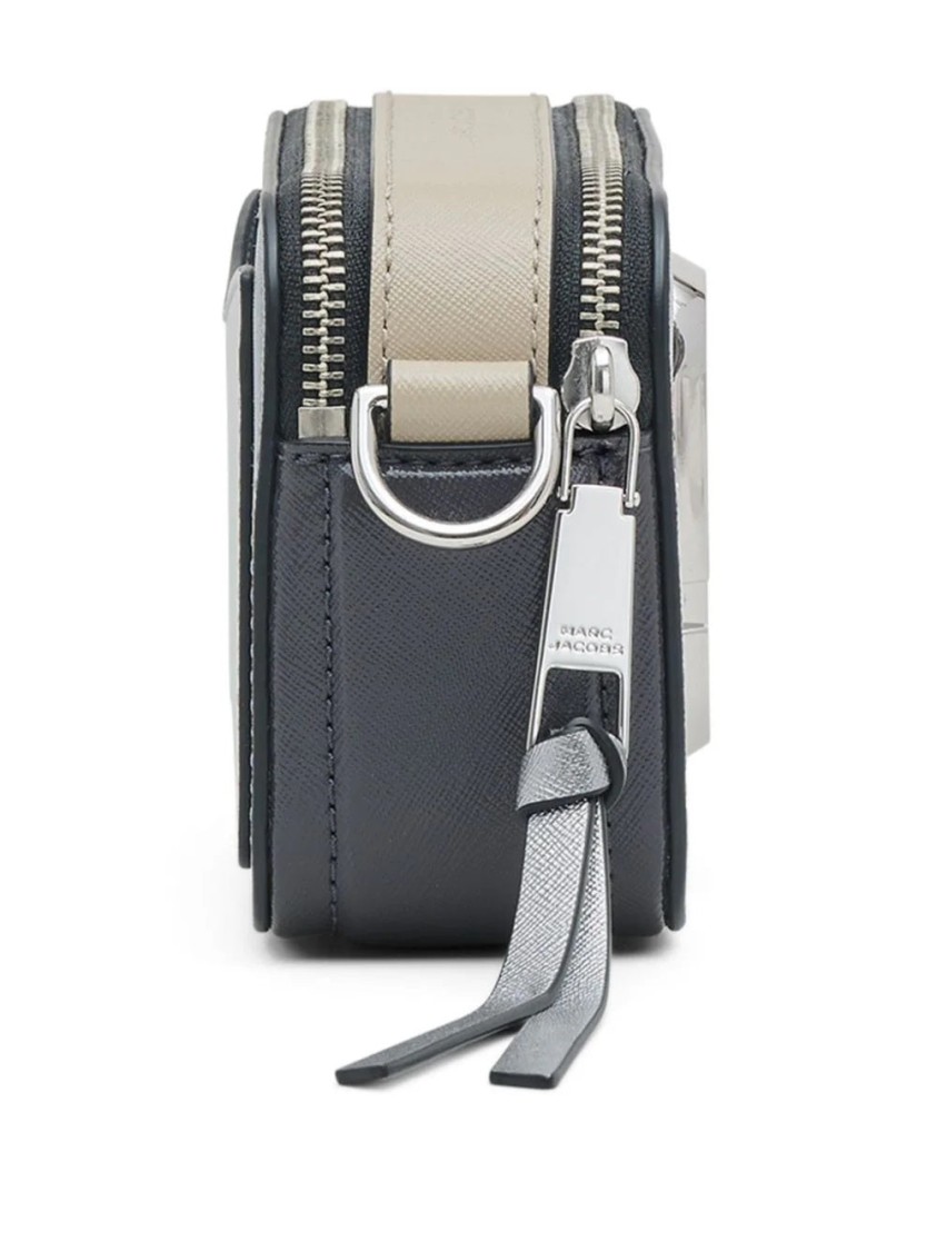 Marc Jacobs Crossbody Bag With Prominent Logo In Gray