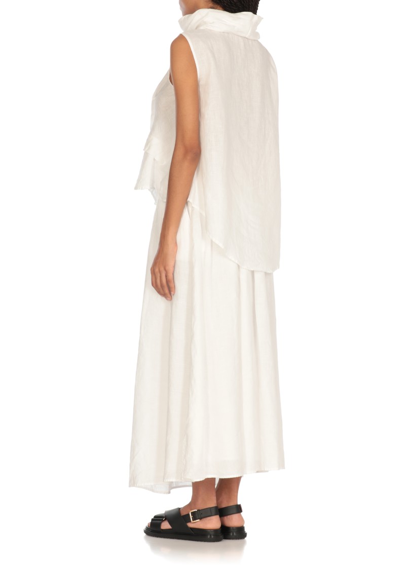 NU NU WHITE HORSEHAIR BLOUSE