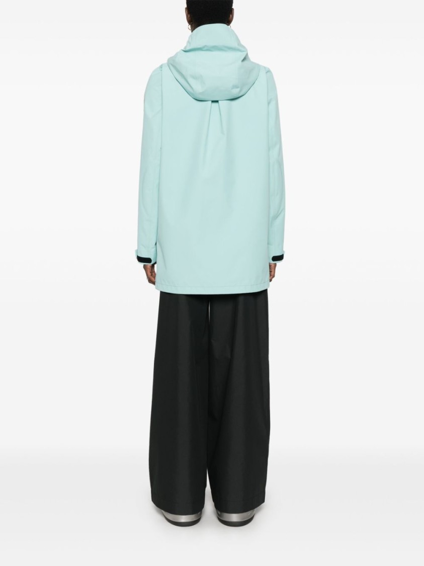 Save The Duck Lightweight Water-repellent Parka With Modern Silhouette In Blue