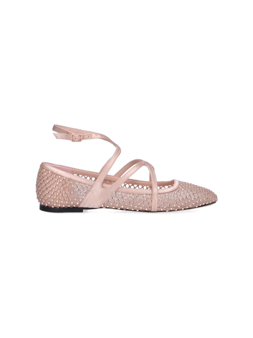 Jimmy Choo Astoria Ballet Fl In Pink