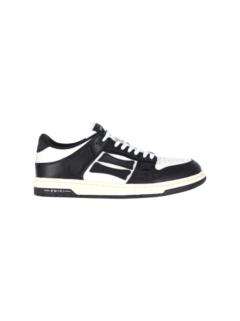 Amiri Contemporary Black Sneakers With Elevated Midsole In Black