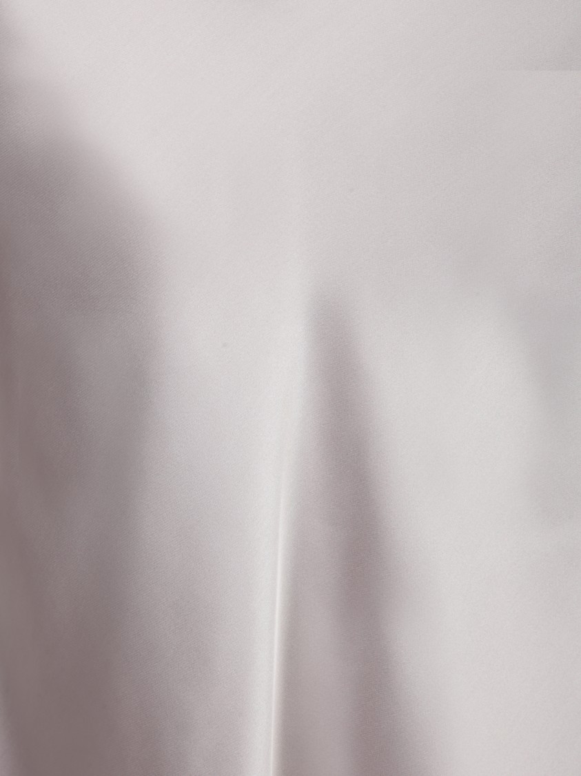 Herno Beige Top With Spaghetti Straps In Satin Woman In Neutrals