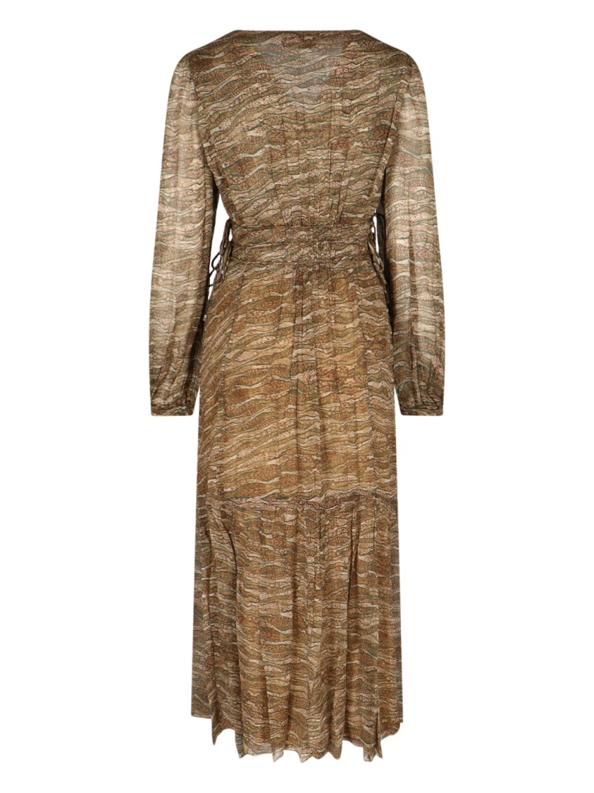 Shop Isabel Marant Étoile "amara" Maxi Draped Dress – Green