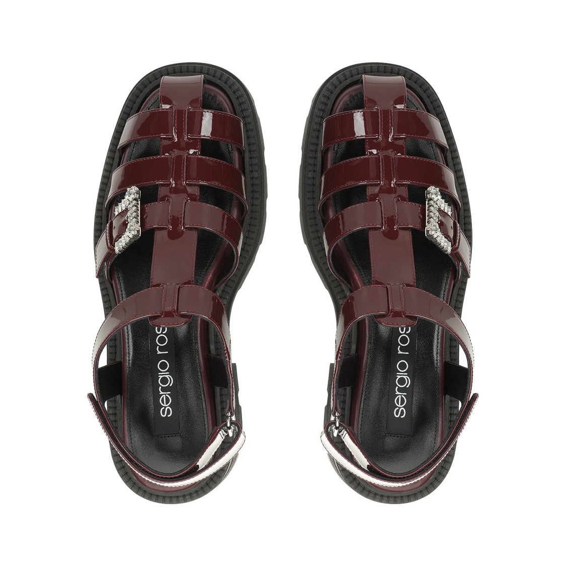 Sergio Rossi Sr Twenty Buckle 25 Sandal
