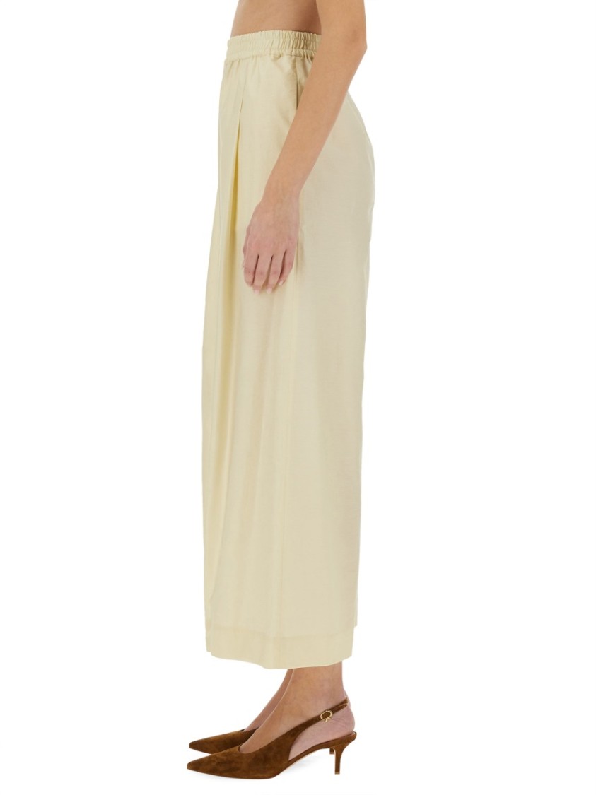 Fabiana Filippi High Waist Wide-leg Trousers In Neutrals