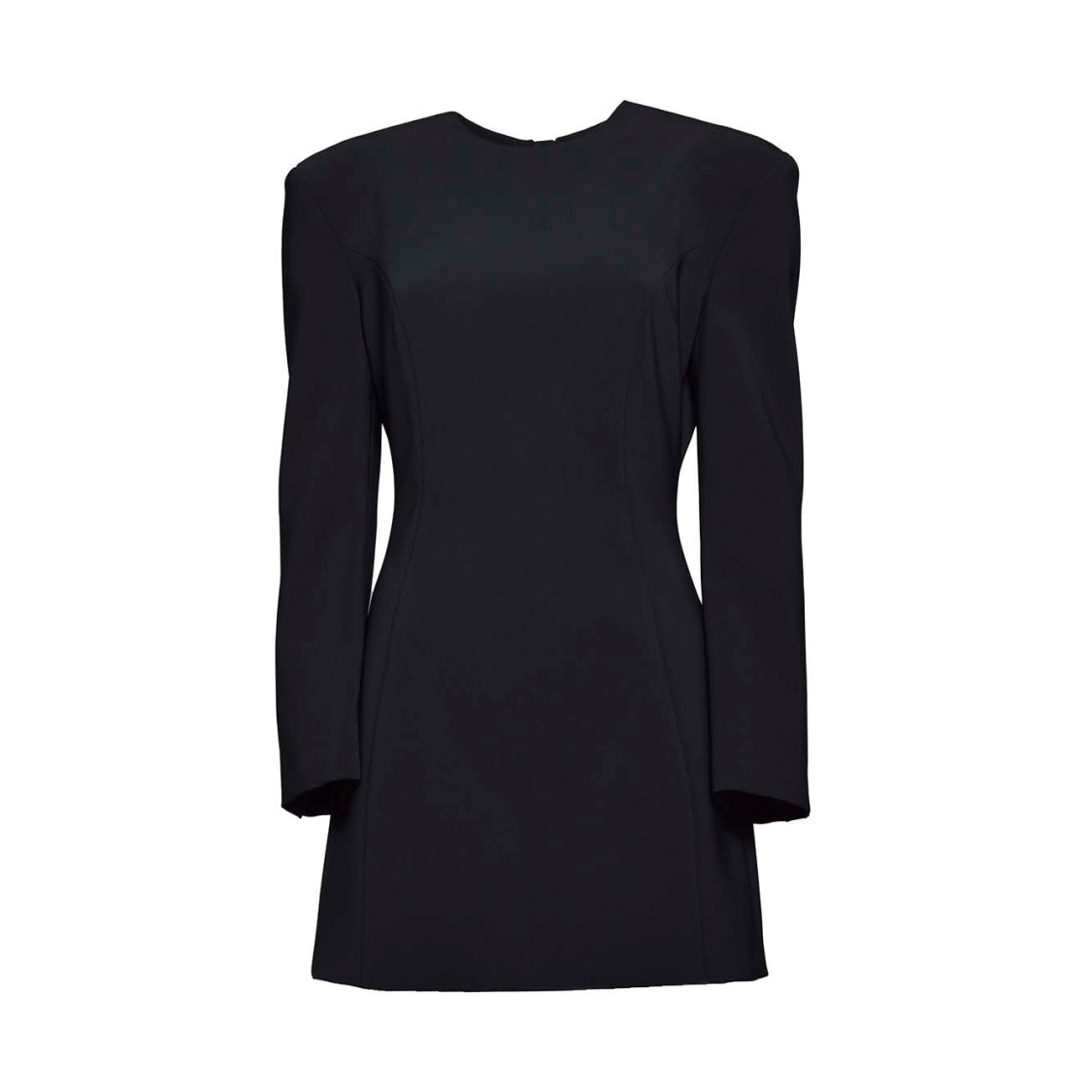 Shop Dsquared2 Short Dress With Padded Shoulders In Black