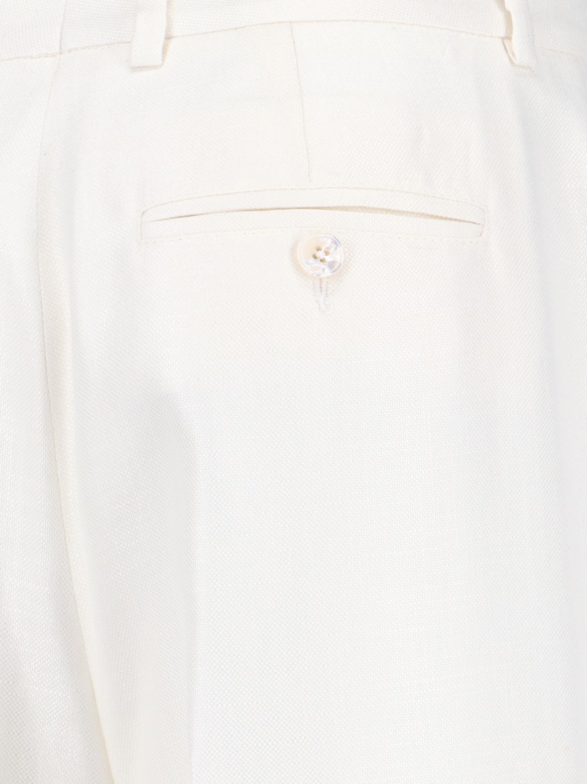 Kiton Straight Trousers With Belt Loops And Pockets