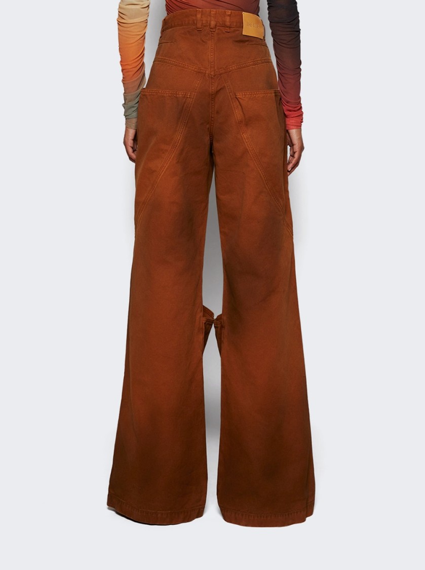 Attico Khaki Long Pants