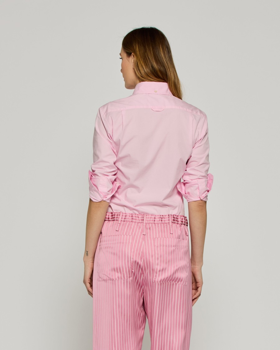 Serena Bute Johnny Fitted Shirt - Pale Pink In Pink