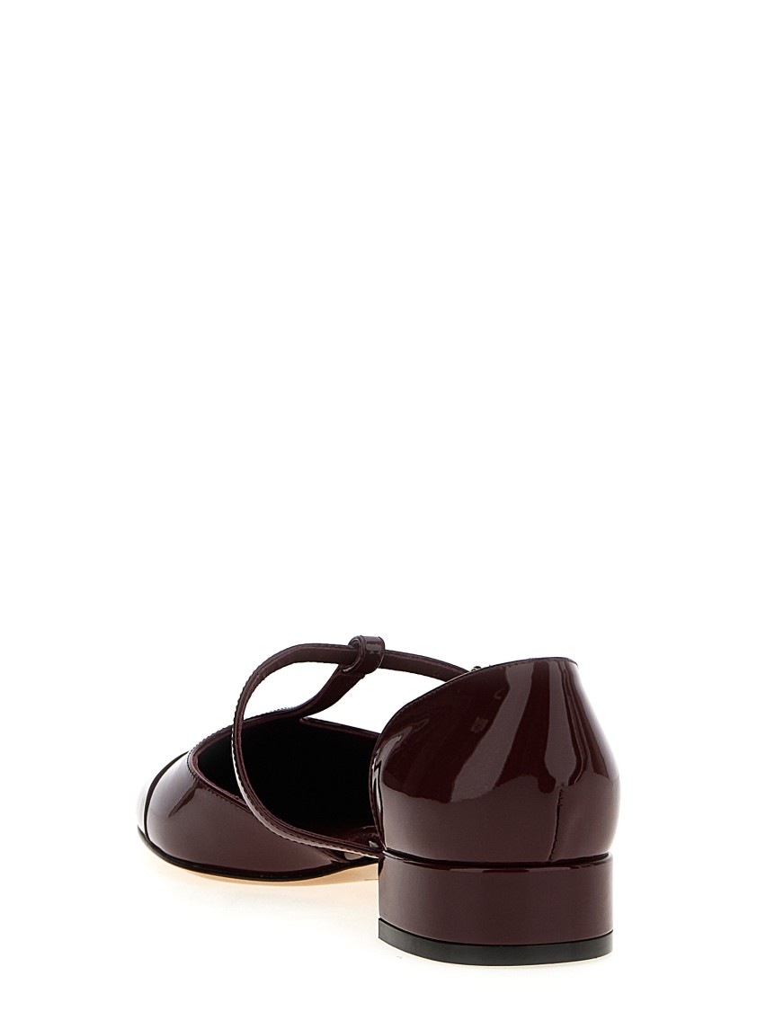 Ferragamo 'linette' Ballet Flats In Black