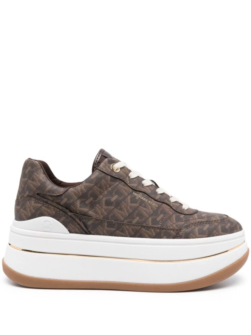 Michael Kors Hayes Lace Up In Brown