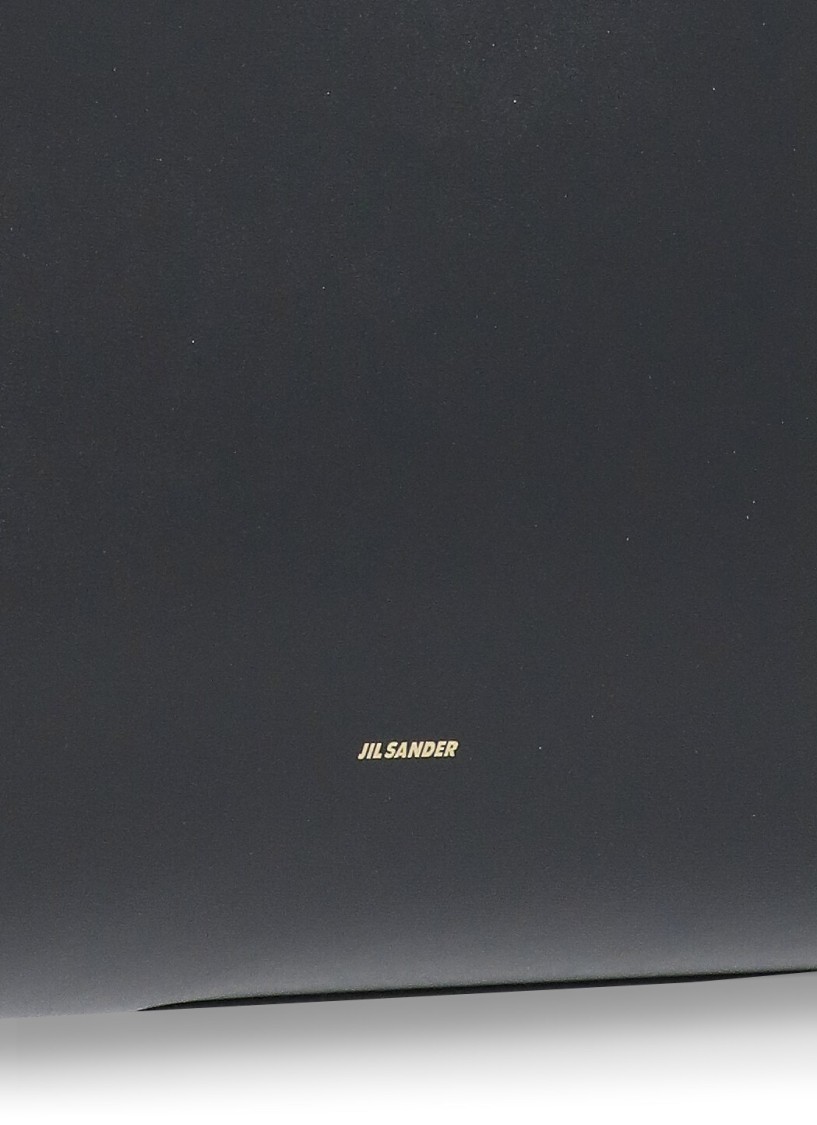 Jil Sander Black Curve Shoulder Bag