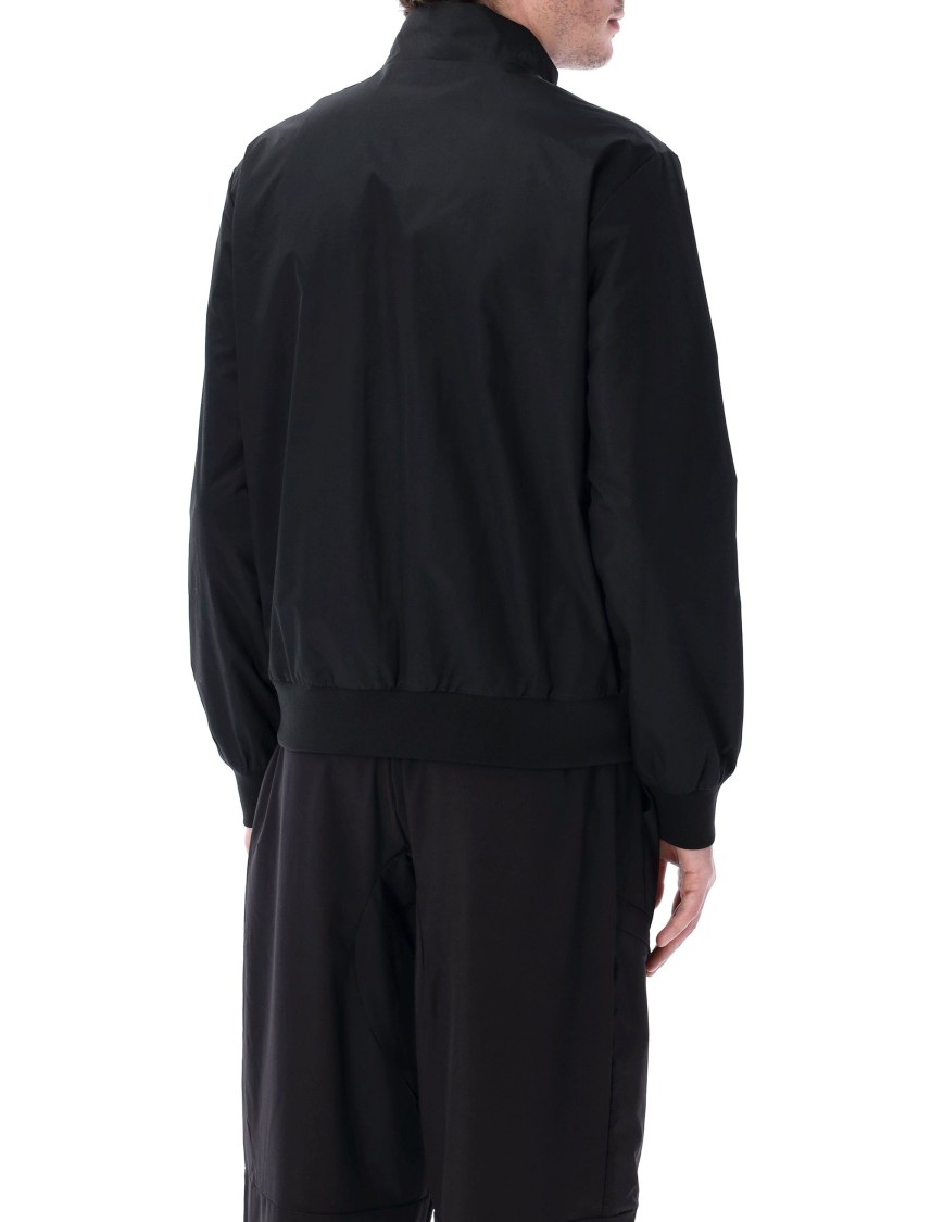 Emporio Armani Recycled-nylon Zip-up Sweatshirt With Stand-up Collar