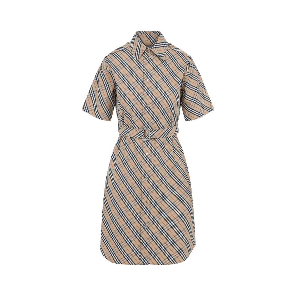 オールインワン・サロペット Burberry Shirt Dress With Diagonal Plaid Pattern Burberry Shirt Dress With Diagonal Plaid Pattern | THE LIST