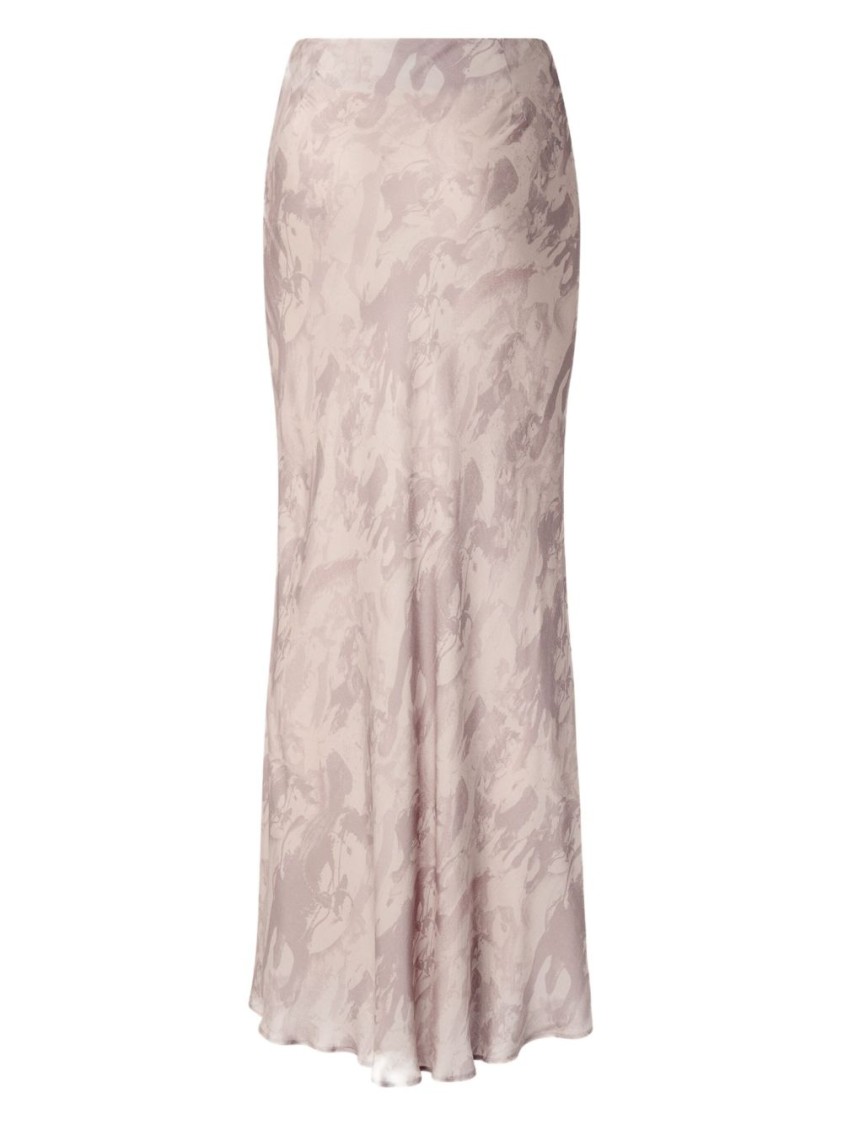 PINKO PINKO SOFT VISCOSE MAXI SKIRT WITH FLATTERING SILHOUETTE