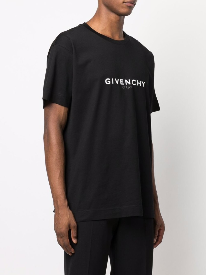 Shop Givenchy T-shirts And Polos Black