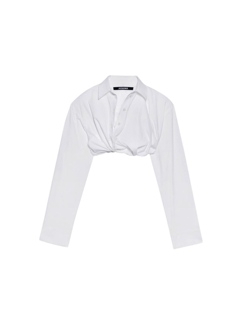 Jacquemus La Chemise Bahia Courte In White