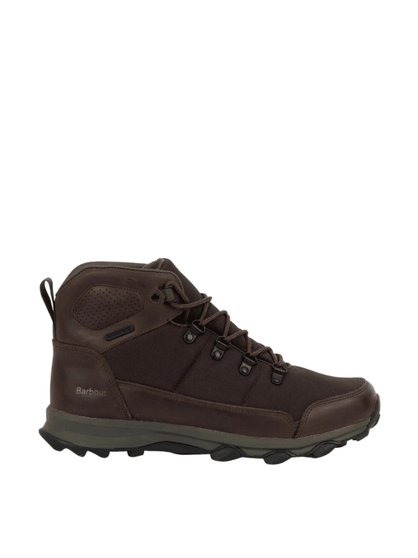 Barbour Malvern Hiker Boots In Black