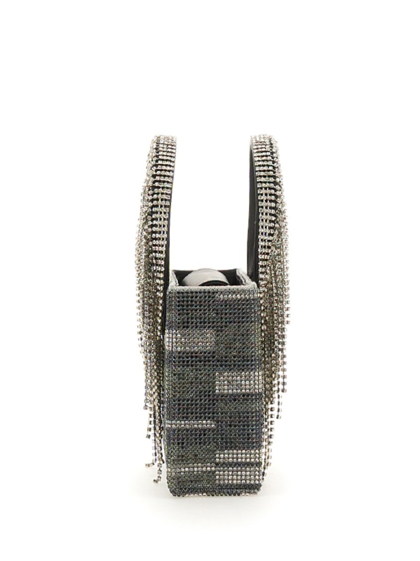 Kara Structured Bag Embellished With Cascading Crystals